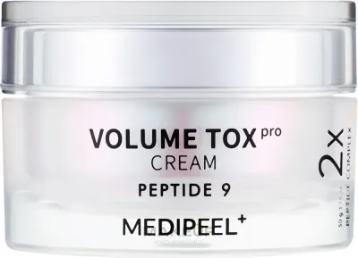 MEDIPEEL Peptide 9 Volume Tox Cream PRO крем для лица антивозрастной с пептидами, эктоином и гиалуроновой кислотой 50 г