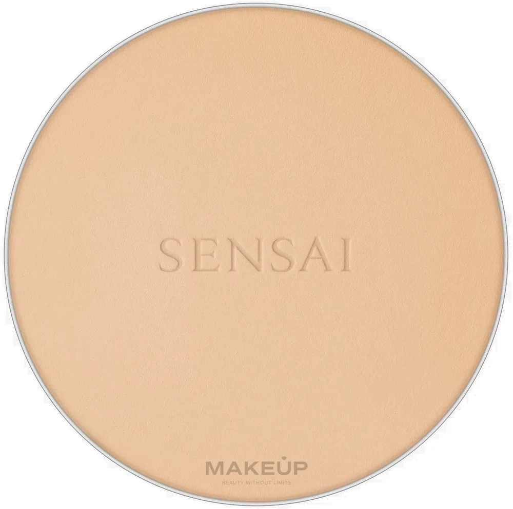 Пудра для лица Sensai Total Finish Refill SPF 10 компактная, сменный блок, 11 г, оттенок TF 102