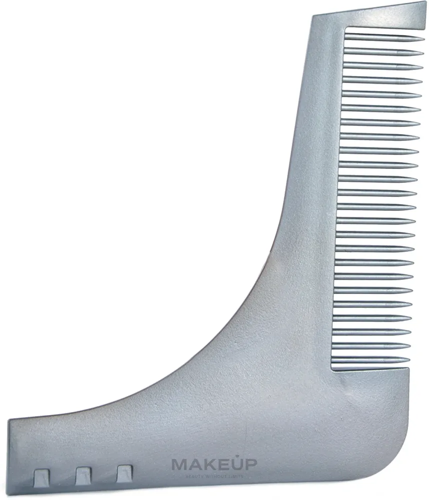 Расчёска для бороды Bifull Professional Roxe Guide Beard Comb серая