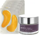 Набор для лица Dr. Eve_Ryouth Snake Venom + Collagen ночной крем с маслом ши и арганы и патчи для глаз 50 мл+5 пар — фото 1