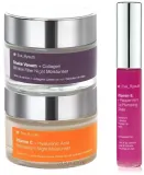 Набор для лица Dr. Eve_Ryouth Vitamin C + Hyaluronic Acid два ночных крема с маслом ши и арганы и блеск для губ 2x50+8 мл — фото 1