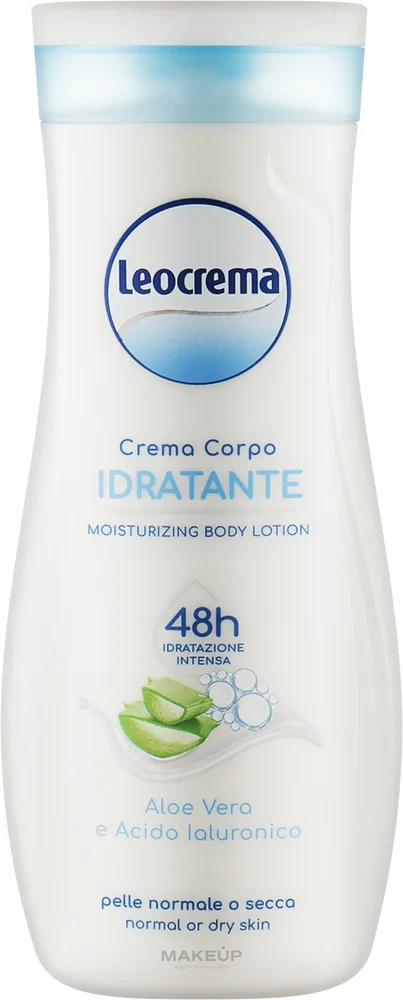 Leocrema Moisturizing Body Lotion Aloe Vera — увлажняющий бальзам для тела с алоэ вера