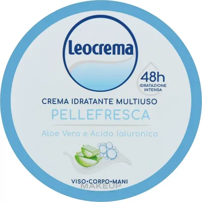 Крем для лица, тела и рук Leocrema с алоэ и гиалуроновой кислотой 150 мл или 300 мл