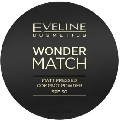 Eveline Cosmetics Puder do twarzy - Компактная пудра Eveline Wonder Match Matt матирующая SPF 30, 8 г