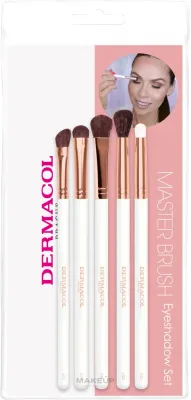 Набор кистей для теней Dermacol Master Brush Rose Gold Eyeshadow Set, 5 шт