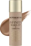 Тональное средство и корректор Dermacol Infinity Make-up 2 в 1, водостойкое, SPF 15, 20 мл, оттенок 01 - Fair — фото 1
