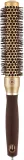 Круглая щётка для укладки волос Olivia Garden Expert Blowout Speed Wavy Bristles Gold Brown 25 мм — фото 1