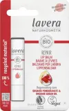 Бальзам для губ Lavera Repair Lip Balm восстанавливающий, с органическим аргановым маслом и гранатом — фото 1