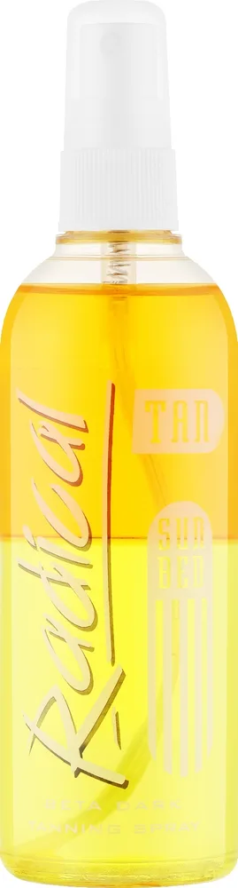 Спрей для тела Radical Tan Beta Dark двухфазный с бета каротином 165 мл