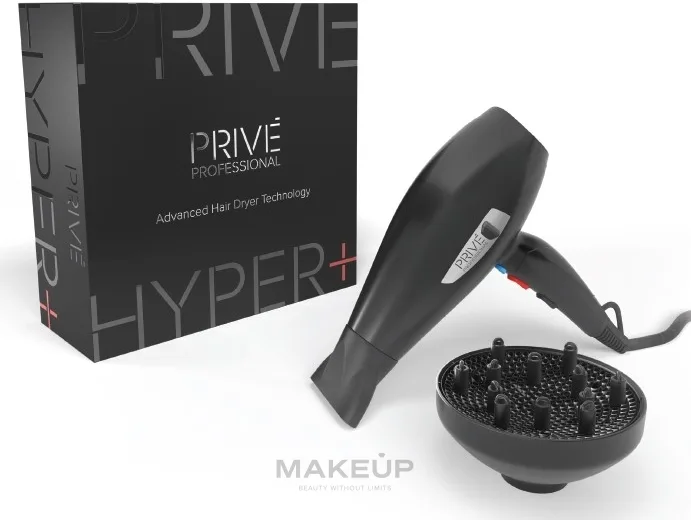 Фен Kiepe Prive Hyper Plus 2100 Вт мотор BLDC ионизация 430 г
