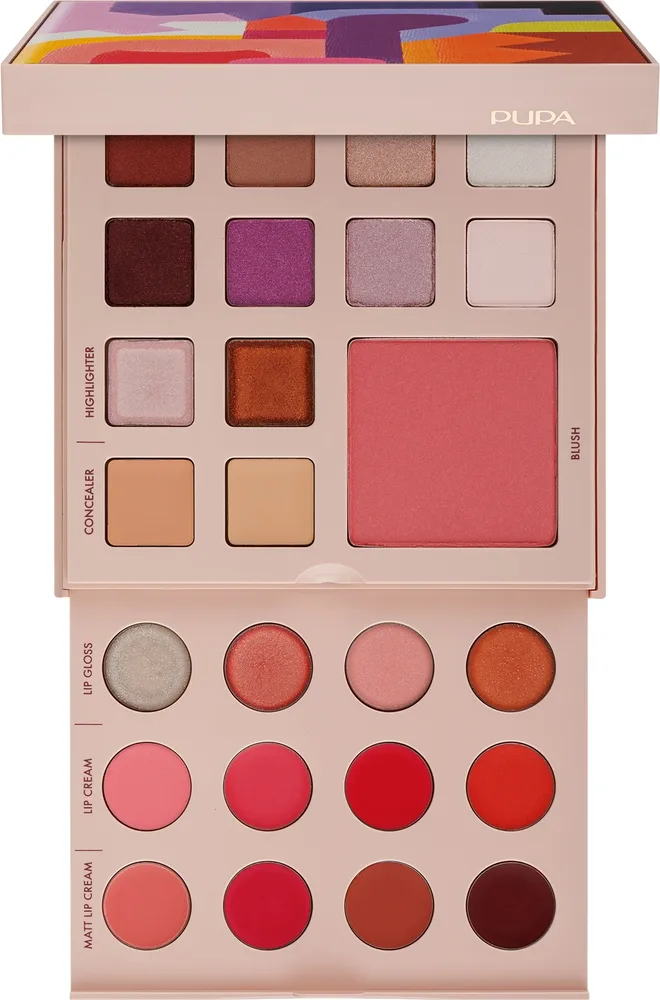 Палетка для макияжа глаз и лица Pupa Pupart M Palette, оттенок 001