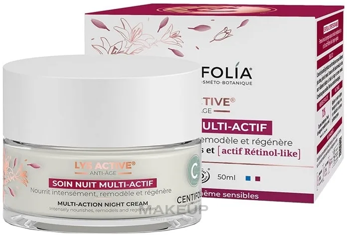 Крем для лица ночной Centifolia Multi-Action с белой лилией 50 мл