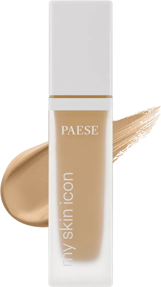 Тональная основа Paese My Skin Ikon Mattifying Satin Finish матирующая сатиновая, 33 мл, оттенок 2W - Warm Beige