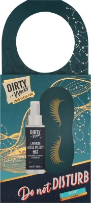 Набор для сна Dirty Works Do Not Disturb маска для сна и лавандовый спрей для волос и подушки 50 мл