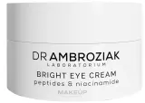 Крем для области вокруг глаз Dr Ambroziak Laboratorium Bright с пептидами ниацинамидом и миндальным маслом для выравнивания тона 15 мл — фото 1