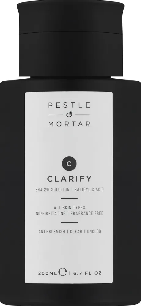 Очищающий тоник Pestle & Mortar Clarify с 2% салициловой кислотой и ниацинамидом 200 мл