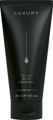 Маска для волос Green Light Luxury Hair Pro Reflex Color Mask тонирующая, для окрашенных волос, 200 мл, оттенок Beige