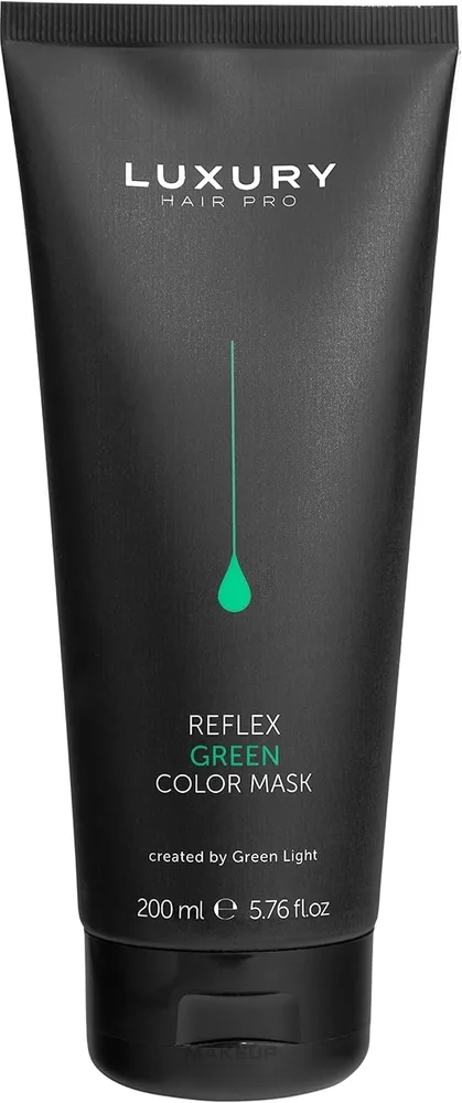 Маска для волос Green Light Luxury Hair Pro Reflex Color Mask тонирующая, для окрашенных волос, 200 мл, оттенок Green