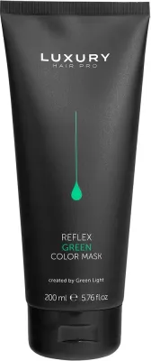 Маска для волос Green Light Luxury Hair Pro Reflex Color Mask тонирующая, для окрашенных волос, 200 мл, оттенок Green