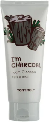 Пенка для умывания Tony Moly I'm Charcoal Foam Cleanser с углём, для жирной кожи, 180 мл