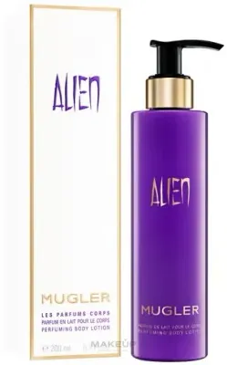 Mugler Alien Body Lotion — парфюмированный лосьон для тела с древесно-восточным ароматом, 200 мл