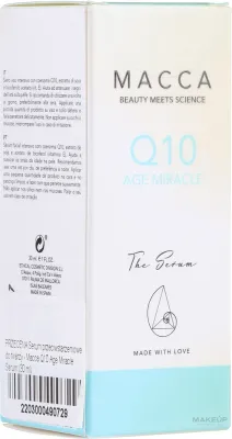 Сыворотка для лица Macca Q10 Age Miracle с коэнзимом Q10 30 мл