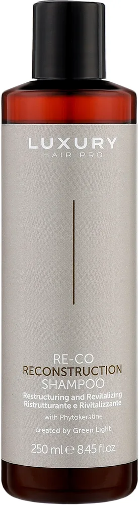 Шампунь для восстановления волос Green Light Luxury Hair Pro Re-Co Shampoo для сухих и ломких волос, 250 мл или, 250 мл / 1000 мл