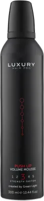 Пенка для объёма волос Green Light Luxury Hair Pro Push Up Volume Mousse, для тонких волос, 300 мл