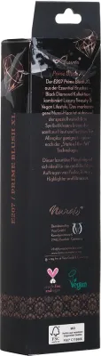Кисть для румян Luvia Cosmetics Prime Blush XL E207 чёрная