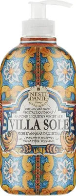 Мыло жидкое Nesti Dante Villa Sole Fiori D'Ananas с ароматом ананаса, 500 мл