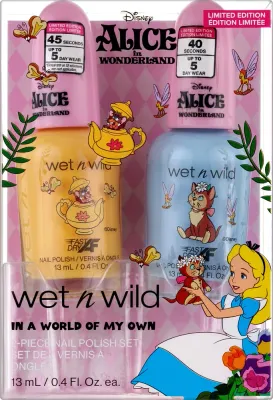 Набор лаков для ногтей Wet N Wild Alice in Wonderland in A World Of My Own, 2 оттенка, 2 шт. по 13 мл