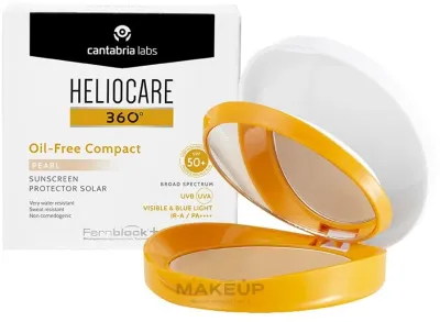 Солнцезащитная компактная пудра Cantabria Labs Heliocare 360 Oil Free SPF 50, 10 г