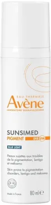 Avene Sunsimed Pigment Blue Light — солнцезащитное средство для лица против пигментации SPF 50+, 80 мл