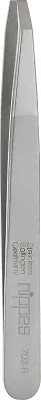 Пинцет для бровей Nippes Solingen Tweezer 709R с прямым кончиком, из нержавеющей стали, 9,5 см, 1 шт