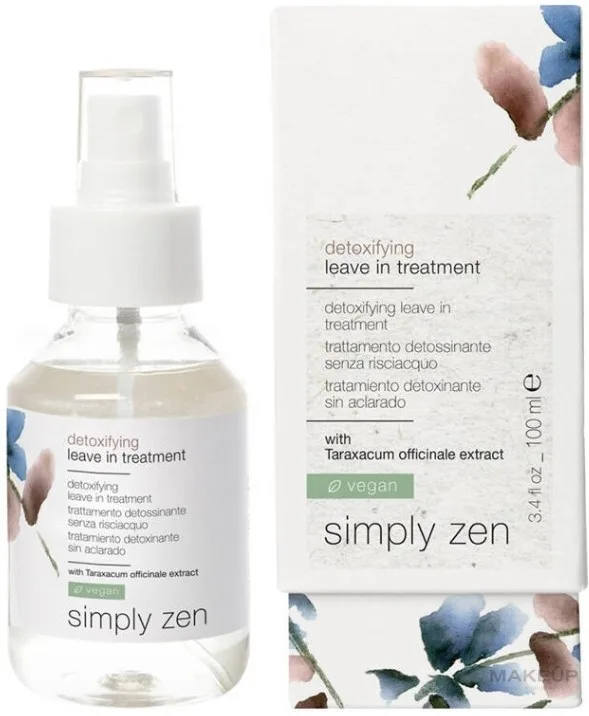 Веганская несмываемая детокс-сыворотка для кожи головы Z. One Concept Simply Zen Detoxifying Leave In Treatment Vegan, 100 мл