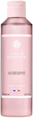 Yves Rocher Comme Une Evidence молочко для тела парфюмированное 200 мл, шипровый цветочный аромат с маслом ши