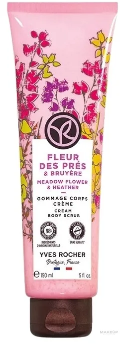 Yves Rocher Yves Rocher Meadow Flower & Heather Cream Body Scrub - Крем-скраб для тела с луговыми цветами и вереском 150 мл