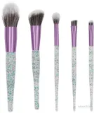 Набор кистей для макияжа W7 Stardust Brush Set 5 шт. с ярким дизайном — фото 2