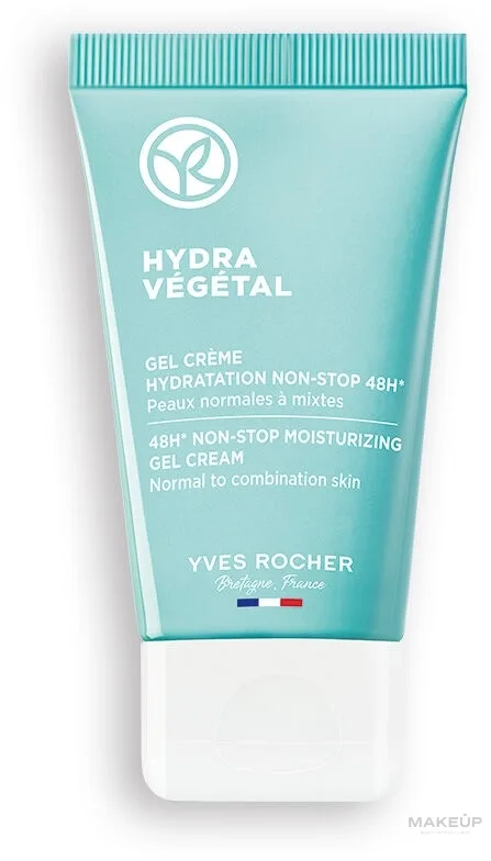 Крем-гель для лица Yves Rocher Hydra Vegetal увлажняющий 48 часов 50 мл
