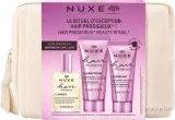 Набор для волос Nuxe Hair Prodigieux шампунь маска до мытья и кондиционер с макадамией и косметичка 50+30+30 мл — фото 1