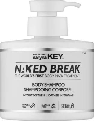 Гель для душа Saryna Key Naked Break Body Shampoo с маслом ши, 500 мл