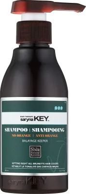 Шампунь для нейтрализации оранжевого оттенка Saryna Key No Orange Shampoo с синими пигментами и маслом ши, 500 мл