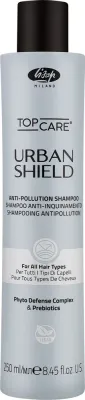 Шампунь Lisap Top Care Urban Shield от городских загрязнений, с экстрактом селагинеллы, инулином и ферментом лактобактерий, 250/1000 мл, Италия, 250 мл