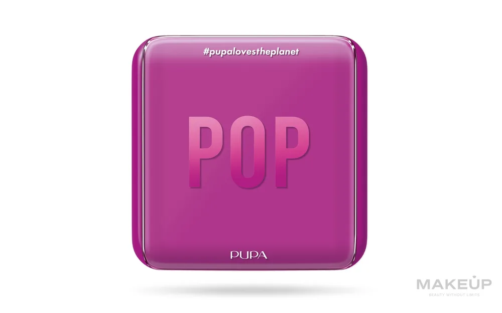 Палетка для макияжа глаз Pupa Palette S в корпусе из переработанного пластика