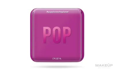 Палетка для макияжа глаз Pupa Palette S в корпусе из переработанного пластика