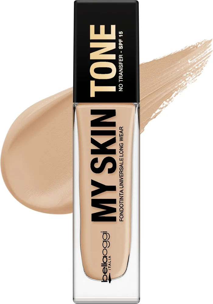 Тональный флюид Bellaoggi My Skin Tone Foundation SPF 15 полуматовый увлажняющий, 30 мл, оттенок 10C - Sand