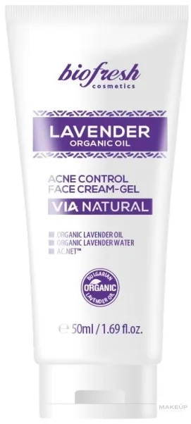 Крем-гель для лица BioFresh Lavender Organic Oil для проблемной кожи 50 мл