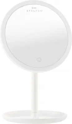 Зеркало настольное Stylideas Stylpro Melody Mirror с кольцевой подсветкой и Bluetooth-динамиком, 1 шт