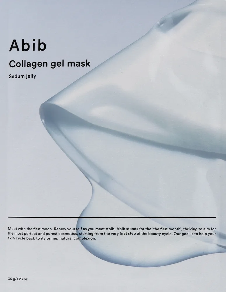 Гелевая маска с коллагеном и гиалуроновой кислотой Abib Collagen Gel Mask Sedum Jelly, 4х35 г, оттенок 4 x 35 г