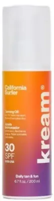 Масло для тела Kream California Surfer солнцезащитное SPF 30 спрей с ароматом кокоса 200 мл